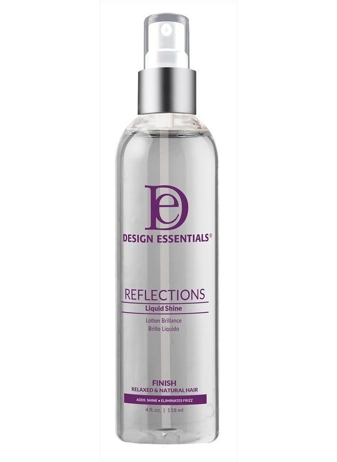 Design Essentials Reflections Liquid Shine Humidity-Resistant Hair Polish Spray, 4 Ounce  - Image 1