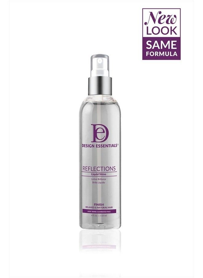 Design Essentials Reflections Liquid Shine Humidity-Resistant Hair Polish Spray, 4 Ounce  - Image 2