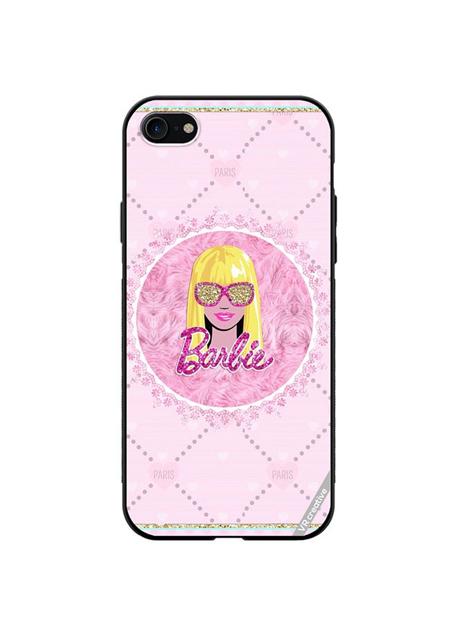 VR CREATIVE Protective Case Cover For Apple iPhone SE (2022) Funky Barbie Design Multicolour - Image 1