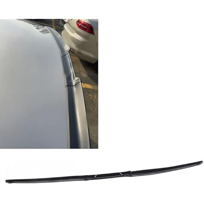ريحني جناح خلفي أسود لامع مع جناح خلفي، مظهر رياضي معزز للسيارات سيدان SUV - Image 5