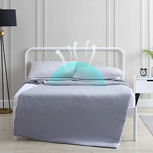 EXQ Home Weighted Blanket Cover 48x72-Twin Size Premium Soft for Weighted Blanket with Zipper,Machine Washable Duvet Cover (Grey,Duvet Cover Only) - Image 5