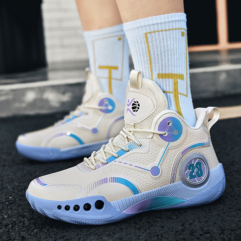 High-Top Basketball Shoes Men'S And Women'S Student Youth Competition Sneaker Professional Combat Sneakers Boys' Running Shoes - Image 4