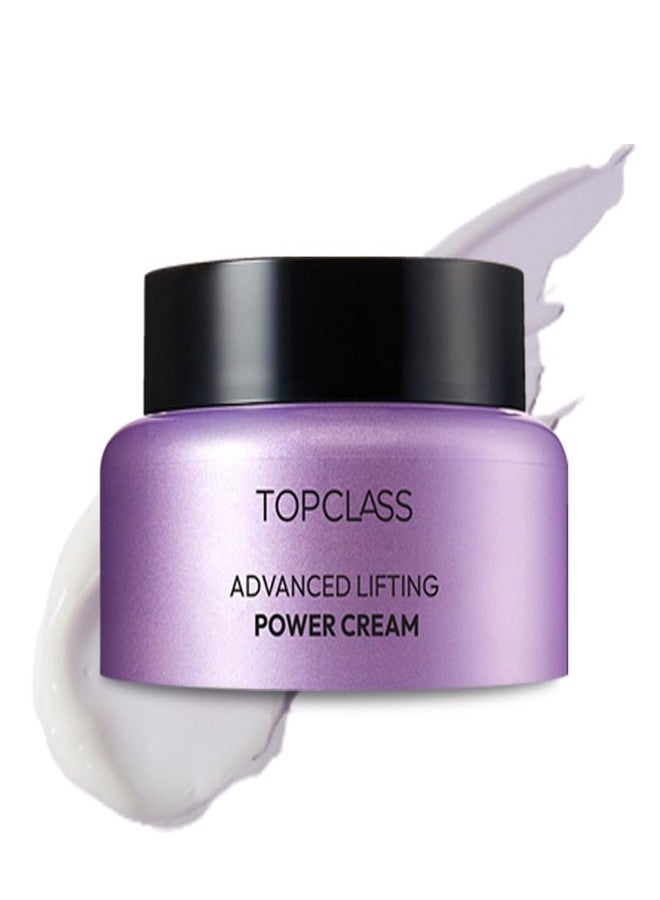 CHARMZONE] Topclass Advanced Lifting Power Cream 50ml / 1.69oz – 3-in-1 Moisturizer for Firming, Hydration & Barrier Care with Hyaluronic Acid, Triple Collagen & Ceramide – Non-Sticky Butter Texture - Image 1