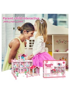 XiuWoo Creative Puzzle Building Toys, Dream House Building Sets, Mini Dreamy Princess Castle with Furniture & Accessories, DIY Sets Gift for Toddler, Girl, Kids Age 6+  - Image 5
