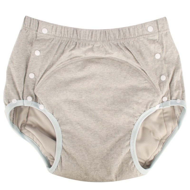 Adult Cotton Washable Diapers Leakproof Incontinence Black - Image 3