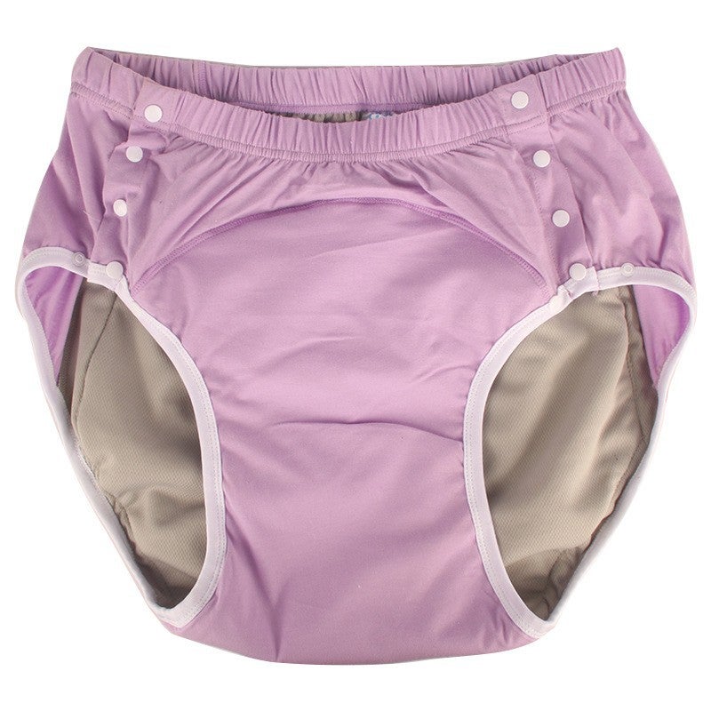 Adult Cotton Washable Diapers Leakproof Incontinence Black - Image 2