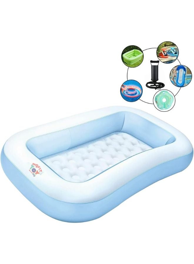 Summer Special Inflatable Kid Swimming Pool with Air Pump, Bathtub, Water Pool for Kids. Multicolor - Image 3