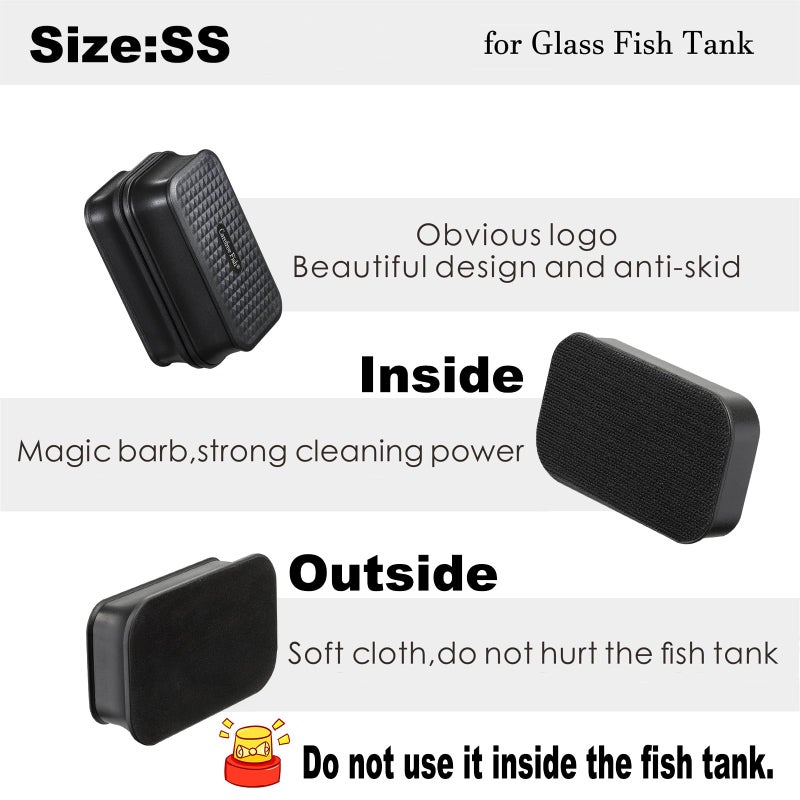 Carefree Fish Aquarium Super Strong Magnetic Cleaner for Glass Fish Tank Magnet Brush Floating - Image 3