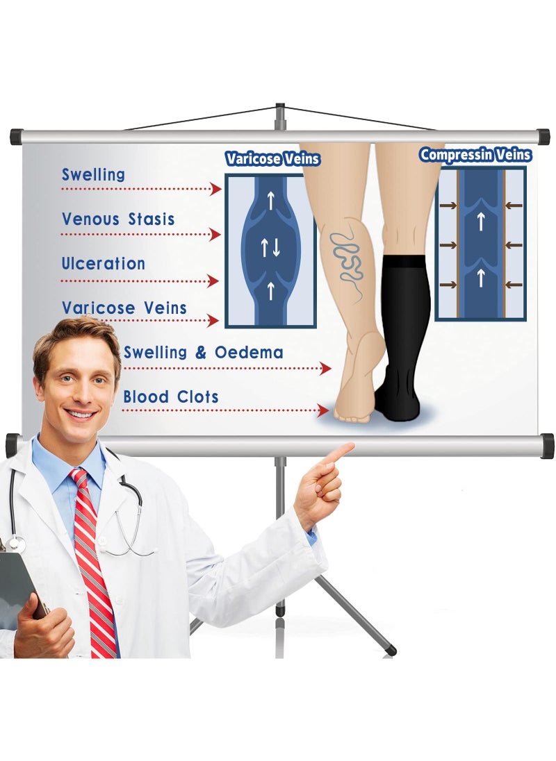 Sweet seven - Compression Socks 4 Pairs for Men and Women - Support for Nurses, Running, Athletic Activities - Enhance Circulation and Comfort - Image 1