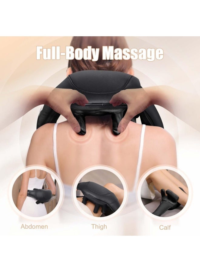 Shiatsu Neck Massager with Heat - Ideal Gifts for Mom Dad,Cordless Kneading Massage for Pain Relief, Rechargeable Massage for Neck, Shoulder and Back - Image 3
