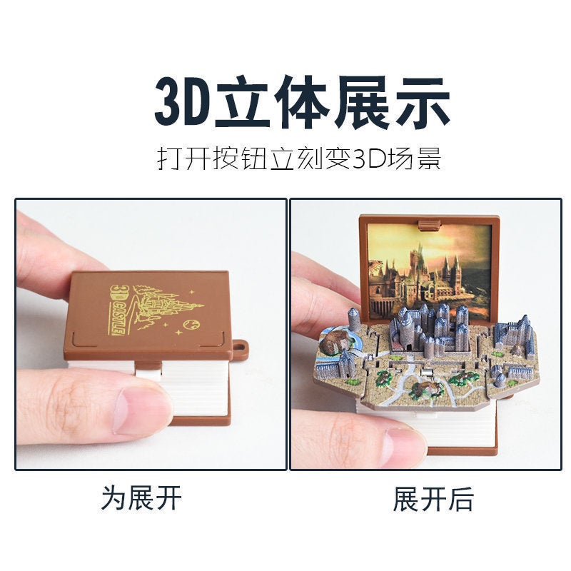 3D Pop-up Book Mini Keychain Random Blind Box Toy - Image 4