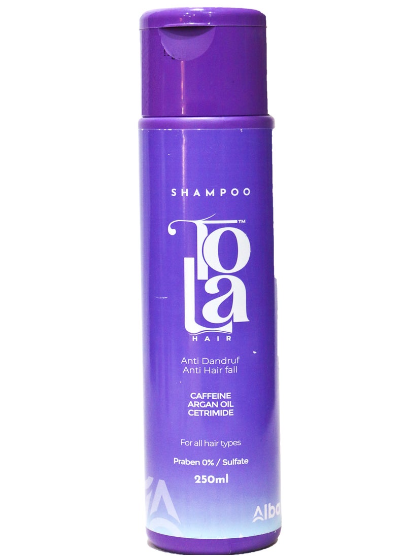 Tola - Tola Hair Shampoo Anti Dandruff & Anti Fall Hair Shampoo 250ML - Image 1