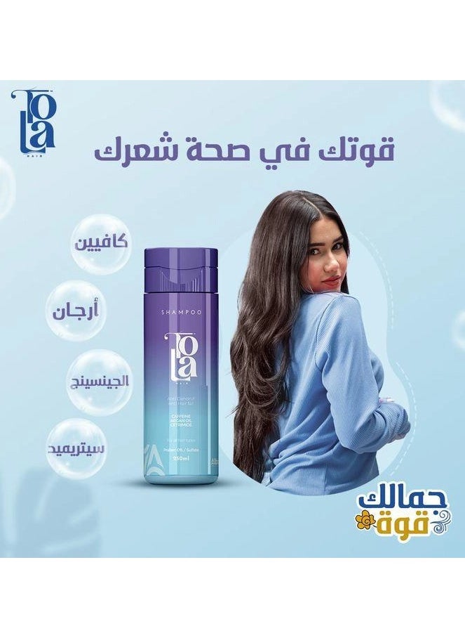 Tola - Tola Hair Shampoo Anti Dandruff & Anti Fall Hair Shampoo 250ML - Image 1