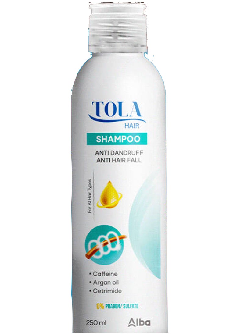 Tola - Tola Hair Shampoo Anti Dandruff & Anti Fall Hair Shampoo 250ML - Image 1