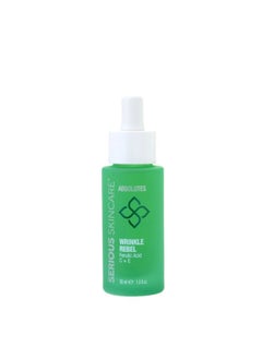 Vitamin C, E and Bakuchiol Wrinkle Rebel Anti-Aging Facial Serum - For Fine Lines, Wrinkles and Dark Spots - Even Skin Tone - Brighter Complexion - 1 Fl. Oz.
