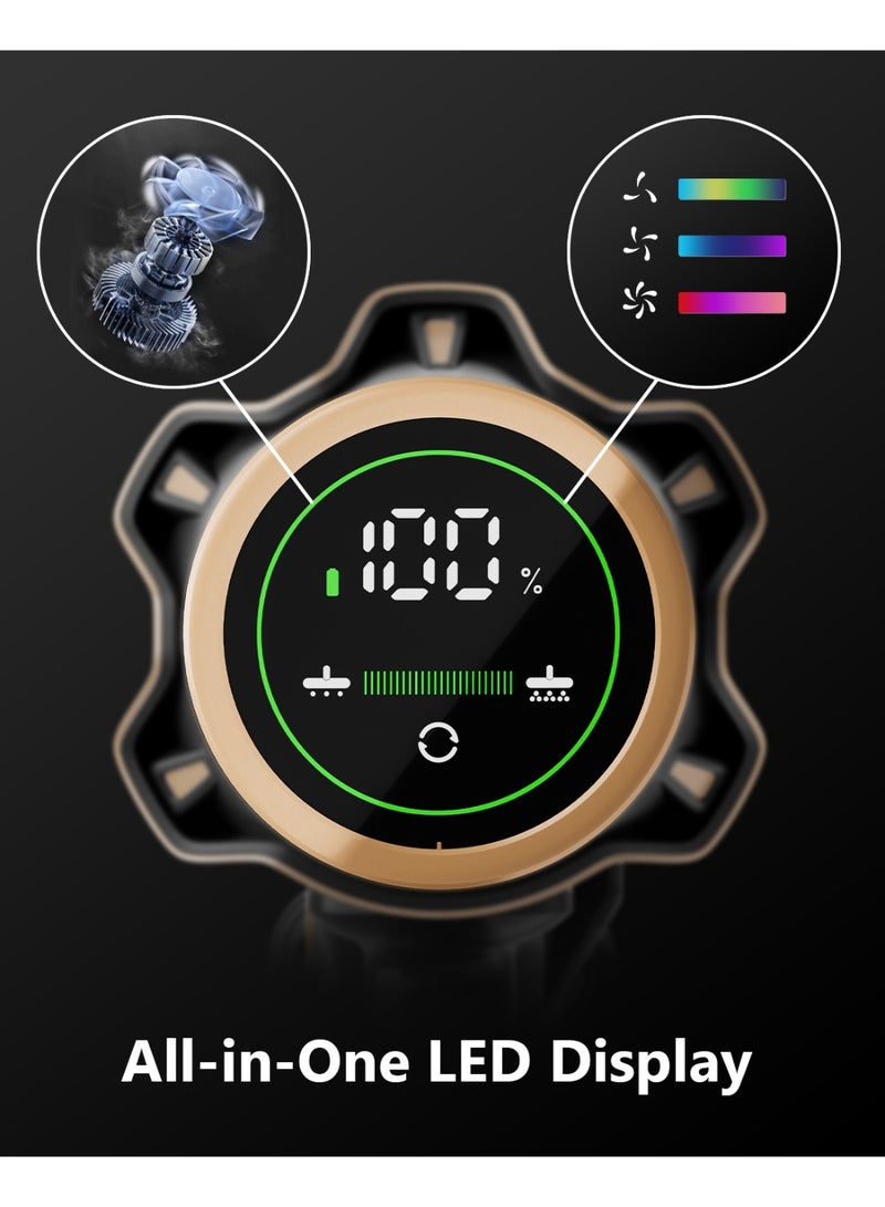 ibsun Cordless Vacuum Cleaner, 600W 50KPA Suction, 65 Mins Runtime, Self-Standing Design & Touch Screen, Anti-Tangle Brush for Home, Pet Hair, Carpets & Floors - Image 5