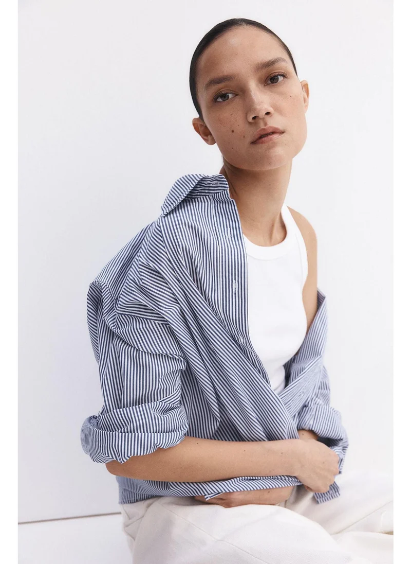 H&M MAMA Before & After Poplin shirt