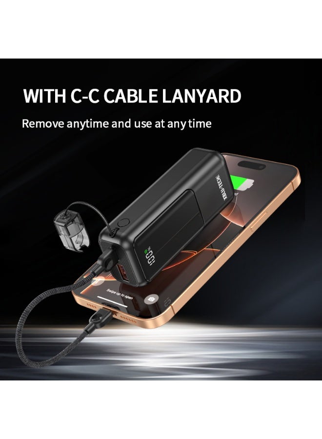 XBLU-TECH ET-W1 10,000mAh 22.5W Fast Charging Mini Power Bank Black - Image 5