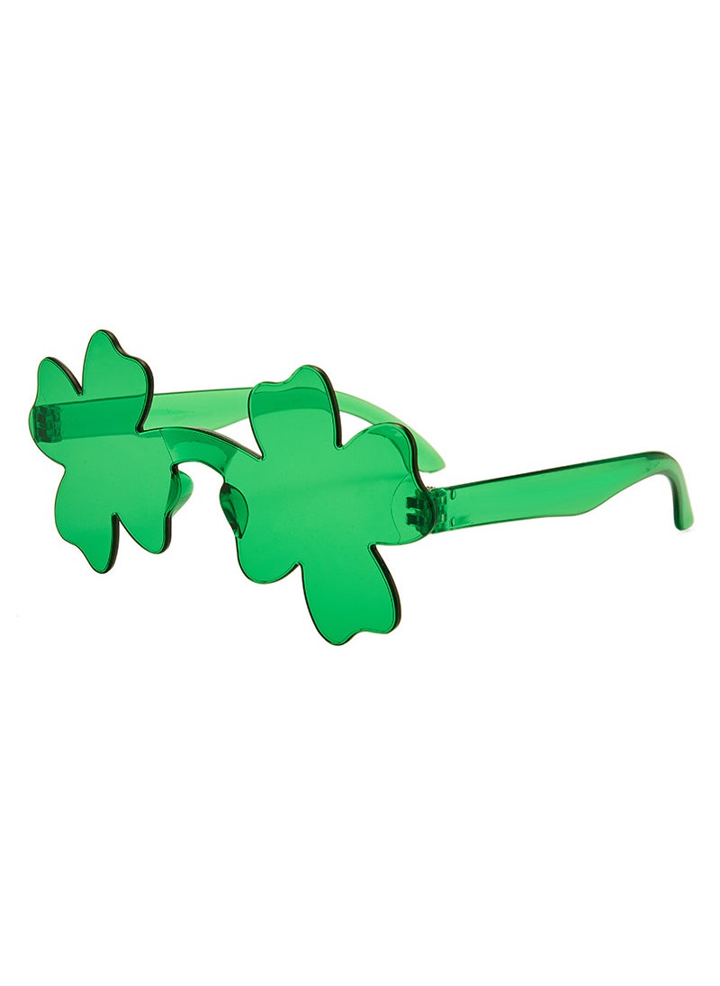 Generic Chic Butterfly Knot Floral Sunglasses Women Green Sheet 