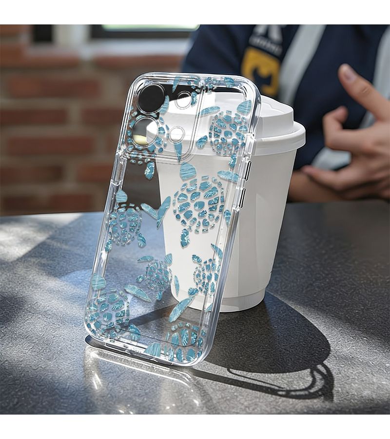 Phone Case For Transsion Infinix TECNO Thin Protective Cover Compatible With Smart 6 7 8 Note 30 Pro GT 10 Pro Spark 6 Go 8C 10C Pop 7 Pro Pova 4 Pro Nova 4 Pro Hot 9 10 Play 11 Play Transparent TPU Mixed Color 1 - Image 1