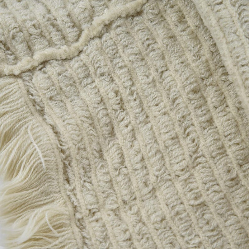 Newborn Photography Mat, Baby Photography Blanket, Soft Breathable Washable Infant Blanket with Tassels for Photo Shoots, for New Parents (Beige) - Image 4