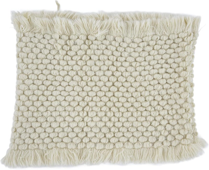 Newborn Photography Mat, Baby Photography Blanket, Soft Breathable Washable Infant Blanket with Tassels for Photo Shoots, for New Parents (Beige) - Image 2