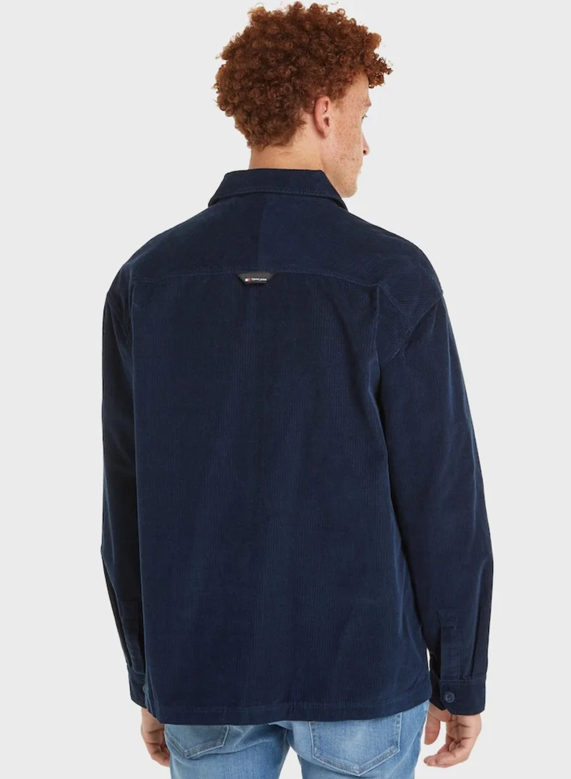 TOMMY JEANS Logo Print Regular Fit Shirt