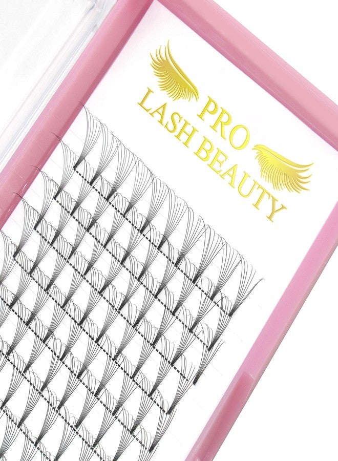 PRO LASHBEAUTY Premade Volume Eyelash Extensions 7D-C-0.07-14 Short Stem Premade Fans Eyelash Extensions 9 to 20 mm Pre made Lash Fans 3D 5D 7D Volume Lash Extensions .07 .10 C D Curl(7D-C-0.07,14mm) - Image 1