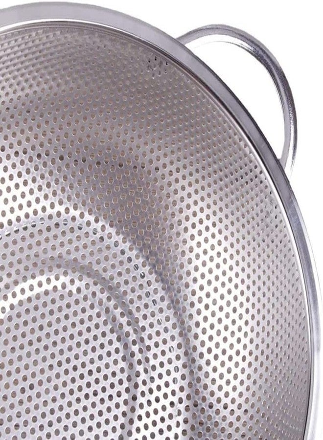 HomeFast Stainless Steel Micro-Perforated Colanders Strainers for Draining Rinsing Washing, Ideal for Pasta Vegetables Fruits, Dishwasher Safe - Image 4