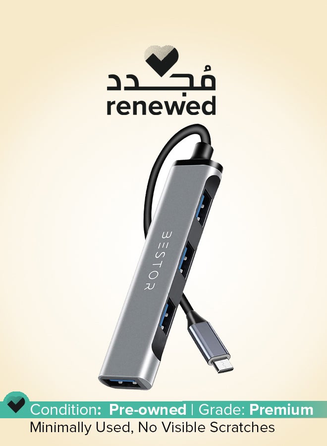 مجدد - محول USB C متعدد المنافذ - 4 في 1 مع نقل بيانات سريع لجهاز MacBook Pro و Air - Image 1