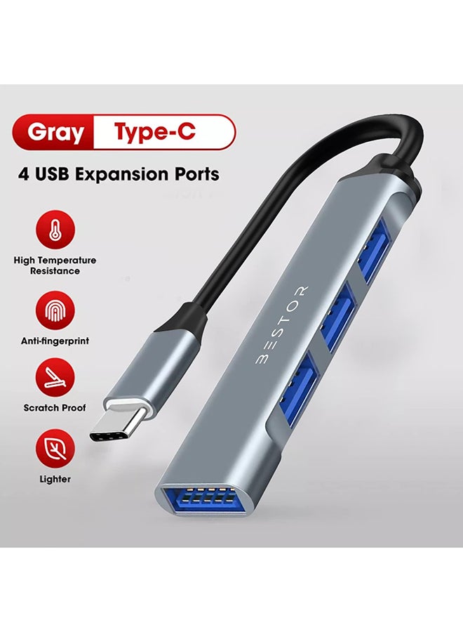 مجدد - محول USB C متعدد المنافذ - 4 في 1 مع نقل بيانات سريع لجهاز MacBook Pro و Air - Image 2