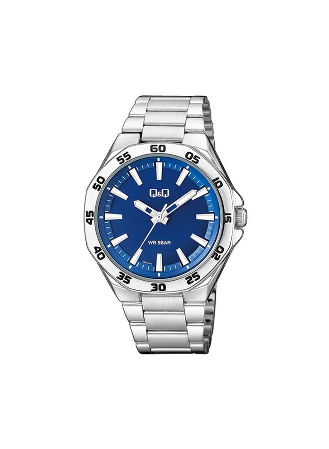 كيو آند كيو ساعة يد من ستانلس ستيل بعقارب QZ82J202Y - Image 1