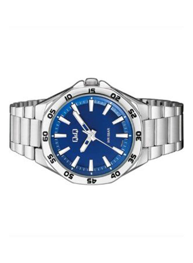 كيو آند كيو ساعة يد من ستانلس ستيل بعقارب QZ82J202Y - Image 2