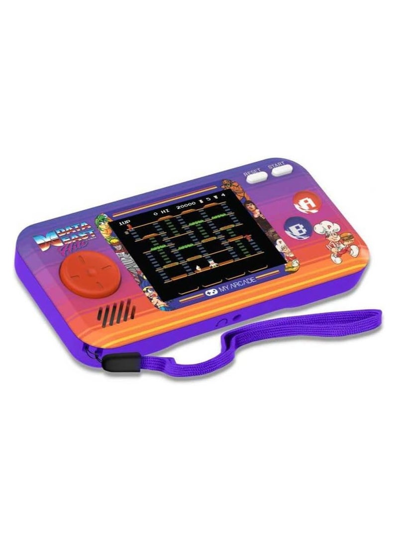 My Arcade Data East Pocket Player: Portable Gaming System with 308 Preloaded Retro Games, 2.75" Color Screen, Speakers (DGUNL-4127),Purple - Image 1