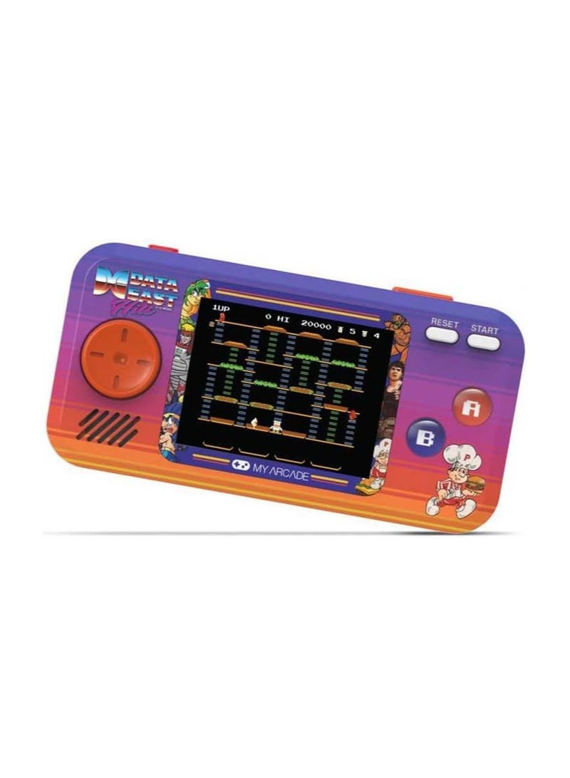 My Arcade Data East Pocket Player: Portable Gaming System with 308 Preloaded Retro Games, 2.75" Color Screen, Speakers (DGUNL-4127),Purple - Image 4