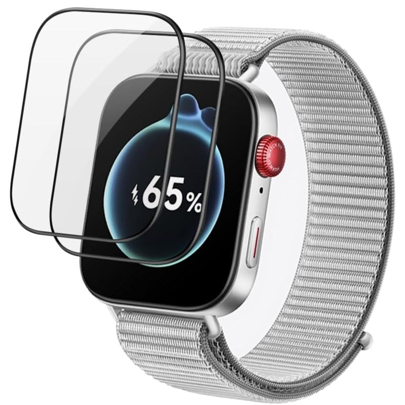 Vurtboly Huawei Watch Fit 3 2024 2-Pack 3D Full Coverage Composite TPU Screen Protector, Waterproof, Bubble-Free, Anti-Scratch, Clear - Image 3