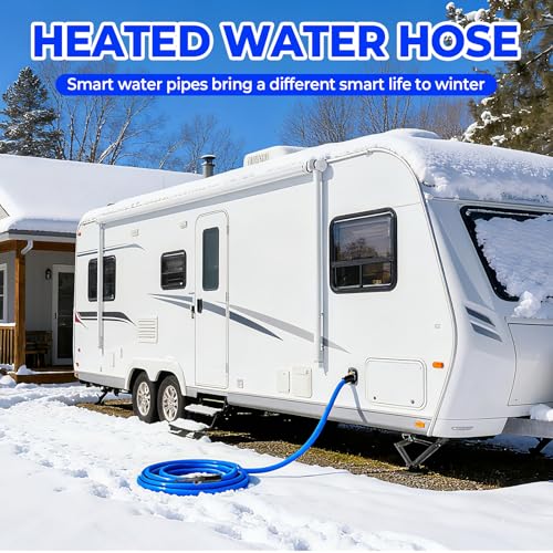 Yurnomy 15FT Heated Water Hose for RV,Rv Heating Water Hose,-45 ℉ Antifreeze Heated Drinking Garden Water Pipe,Rv Accessories for Camper - Image 2