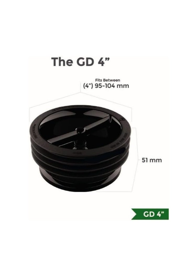 G Green Drain مانع تسرب مصيدة الصرف الصحي G Green بدون ماء، 4 بوصات - Image 2