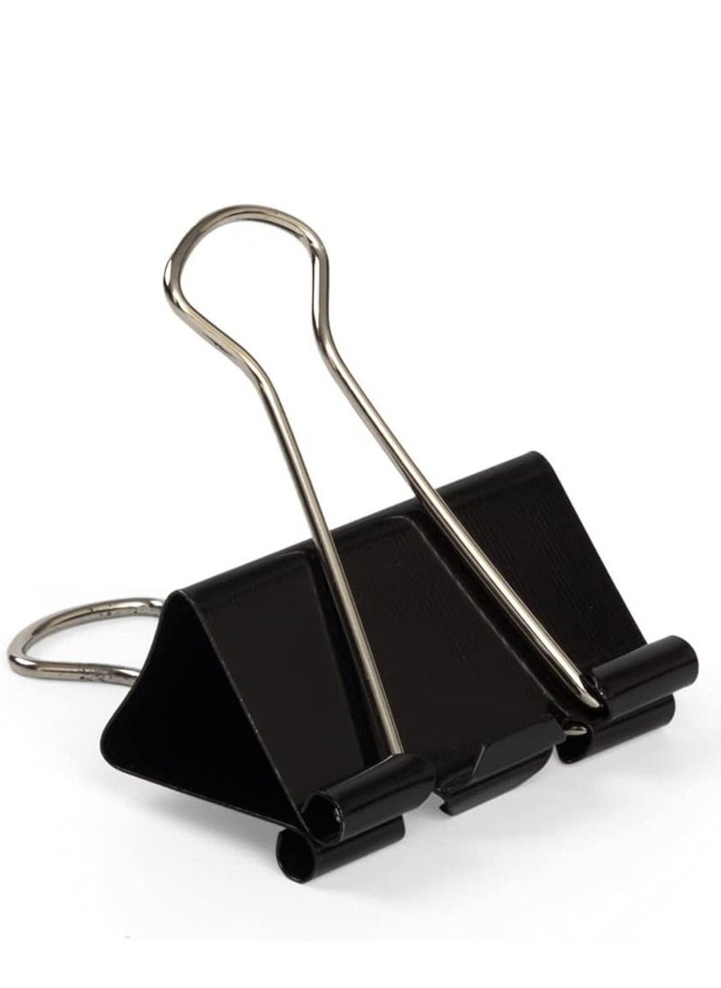 Maxi 48-Piece Binder Clip 41mm Size Black  - Image 3