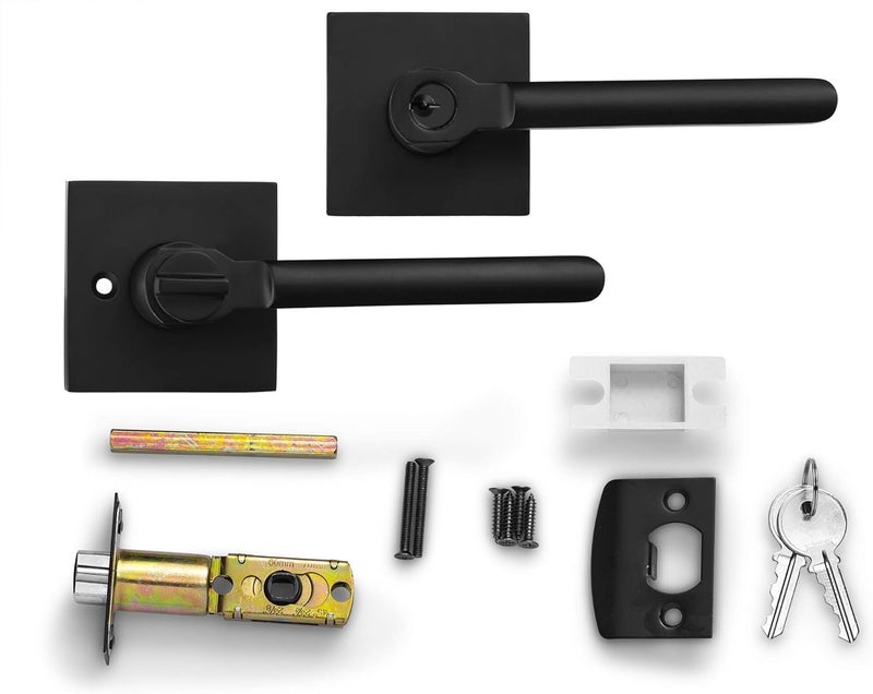 Berlin Modisch Entry Lever Door Handle Lock Set - Image 4