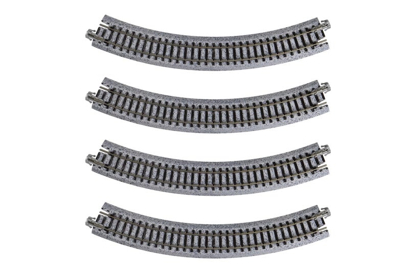 Kato 20170 N Unitrack 8 12 Radius 45 deg Curve 4pcs - Image 2