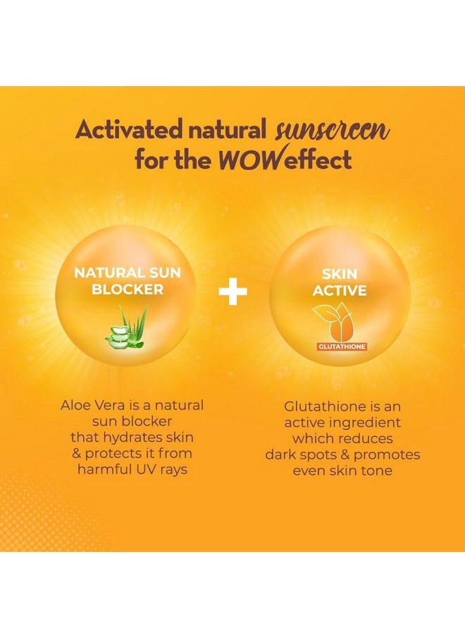 WOW Skin Science - WOW Skin Science Sunscreen Gel For All Skin Types | SPF 55 PA++++ | With Glutathione & Aloe Vera Extract | Lightweight | Quick Absorbing | No White Cast | UVA & UVB Protection | 50 ml | Pack of 2 - Image 1