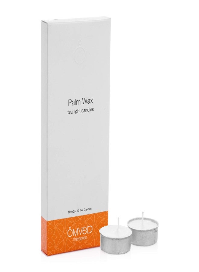 Omved Palm Wax Tealight Candles - 100% Non-Toxic, Non Polluting, No Petrochemicals and Paraffin (30 Candles, Unscented) - Image 1