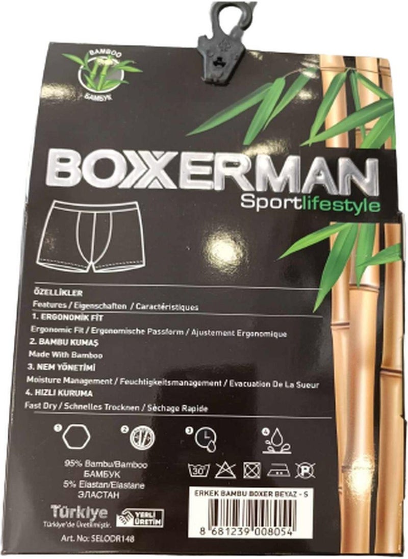 Tatkan - Men's Bamboo Boxerman Boxer - 3 Pieces - Image 1
