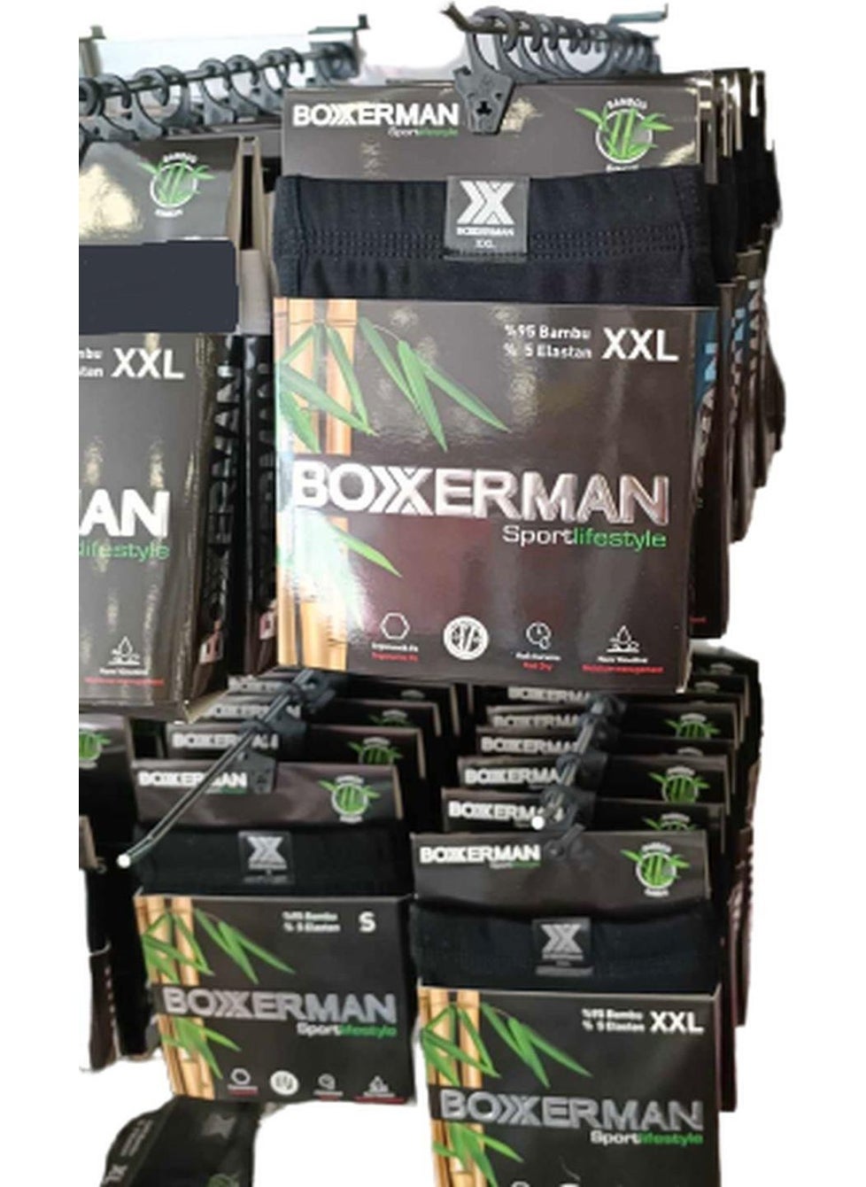 Tatkan - Men's Bamboo Boxerman Boxer - 3 Pieces - Image 1
