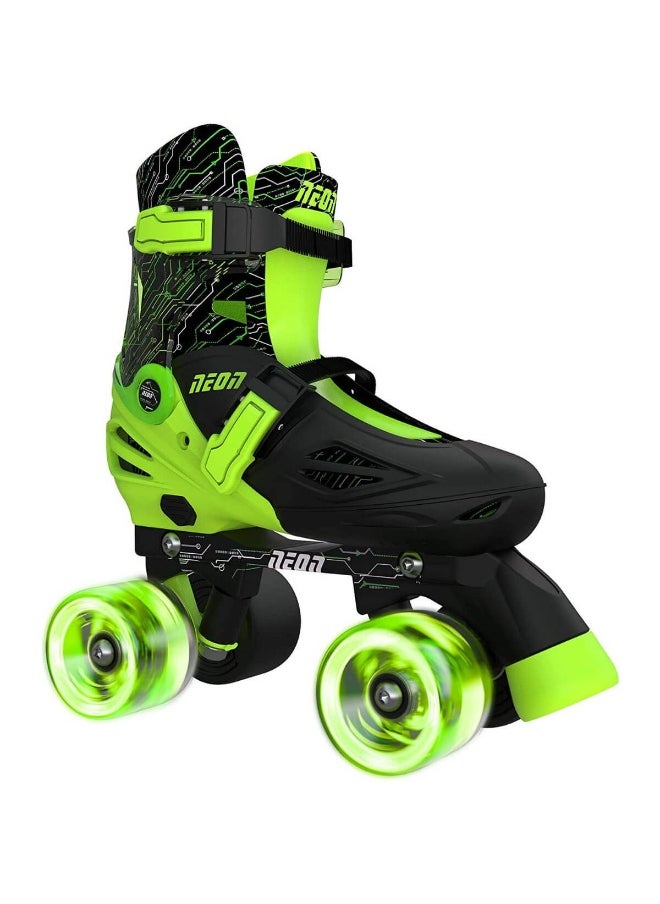 NEON 2-In-1 Combo Skates (Size 12-2, Green)  - Image 3