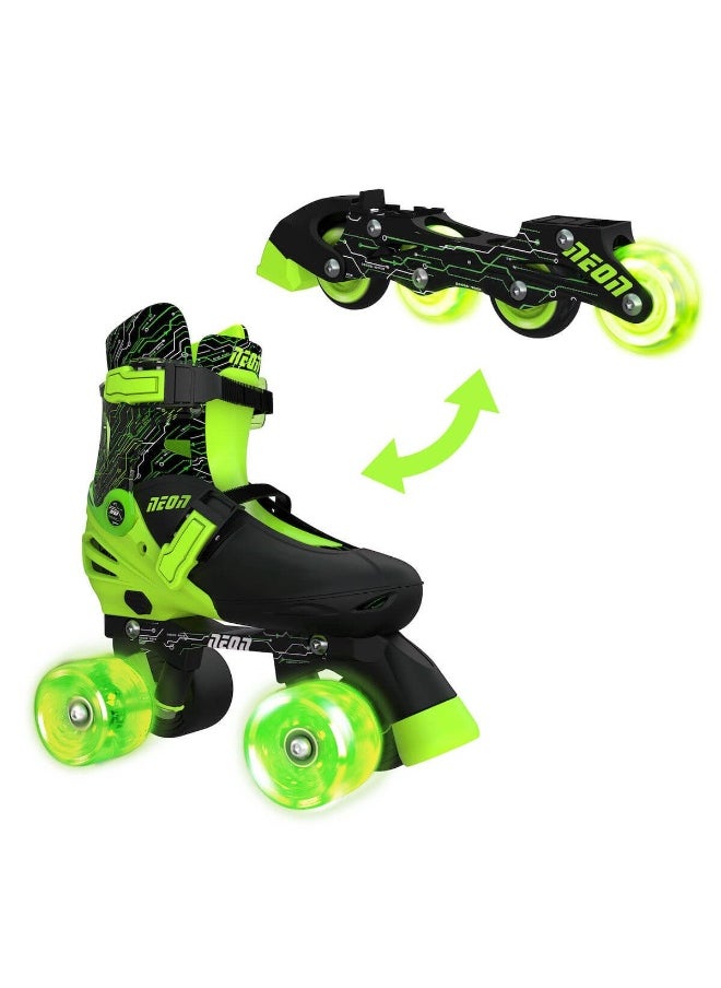 2-In-1 Combo Skates (Size 12-2, Green) - pzsku/Z8516EAC00E678436FF5EZ/45/_/1725275861/26327259-e4b1-4458-8fc1-63247ba963f5