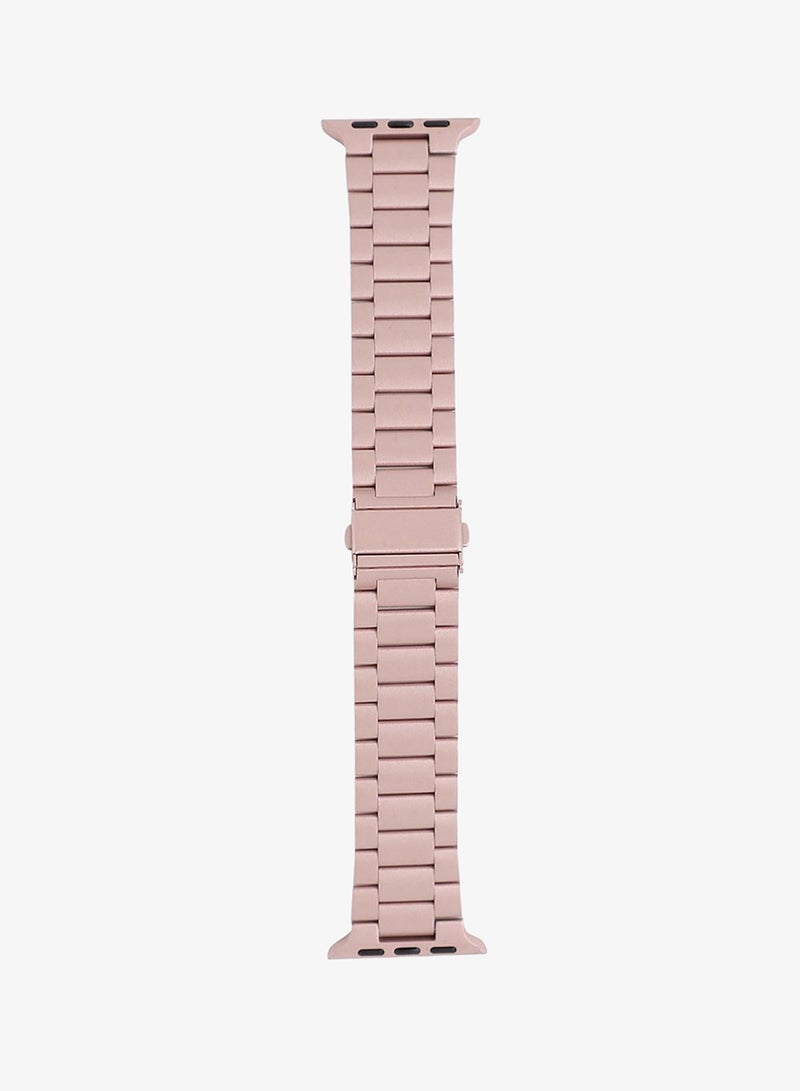صوص هاوت سوار ساعة أبل كاجوال بسوار سلسلة بالتصميم سادة من أكريليك للنساء | 42mm/44mm/45mm - Image 4