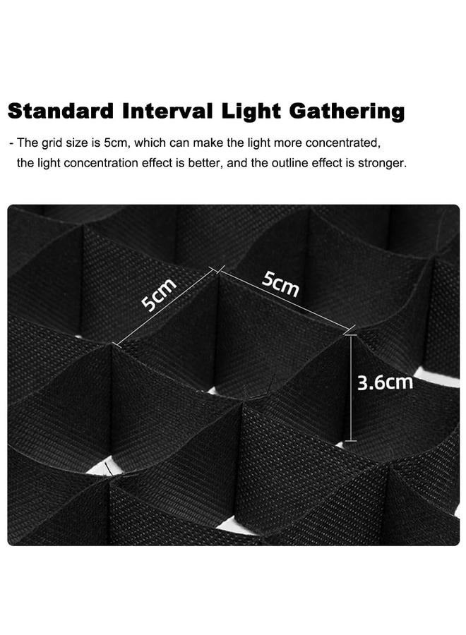 50x70cm  Rectangle Strip Softbox Honeycomb Grid （Grid Only）Internal adhesive style  - Image 2