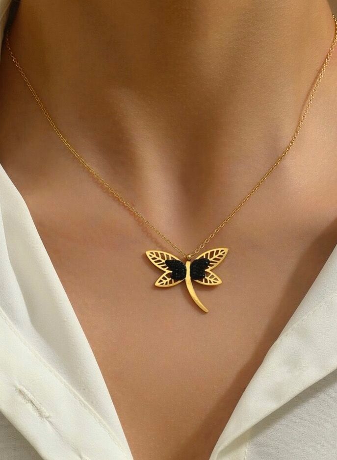 نونز أب سلسال أنيق مطلي باللون الذهبي عيار 18 - Image 1